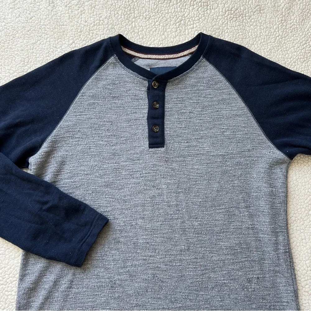 Kolby Men’s Long Sleeve Henley Shirt - Picture 4 of 7